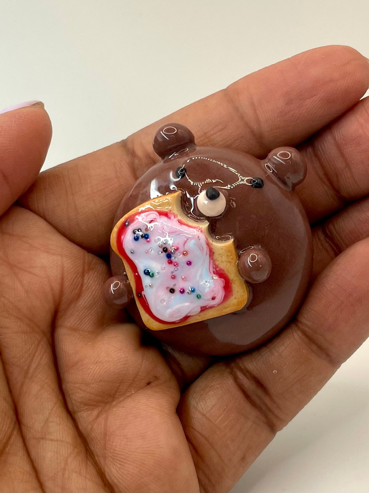 Choco Bear gratitude stone